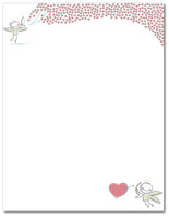 Valentines Letterhead - Bow and Arrow - 60lb Text