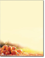 Glistening Pumpkins Stationery - 80 Sheets