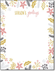 Modern Holiday Christmas Holiday Stationery