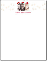 Christmas Cats Holiday Stationery