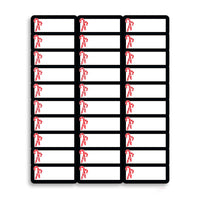 Candy Cane Red Address Labels