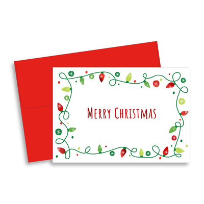 Holiday Lights - Note Card & Envelope Set