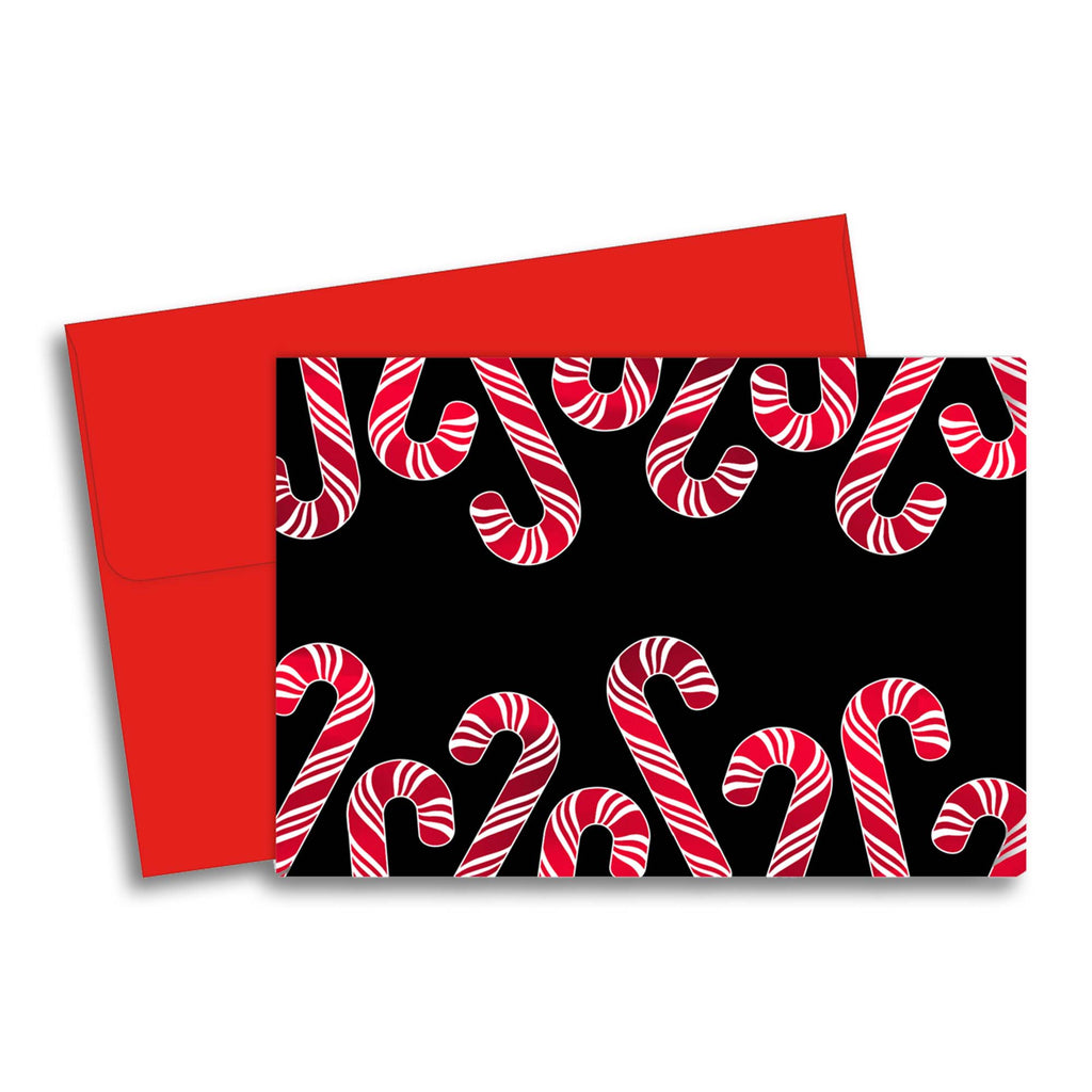 Candy Canes - Note Card & Envelope Set