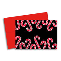 Candy Canes - Note Card & Envelope Set