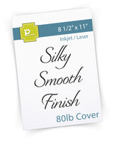 8 1/2 x 11 Cardstock -  80lb Cover - Silky Smooth Finish