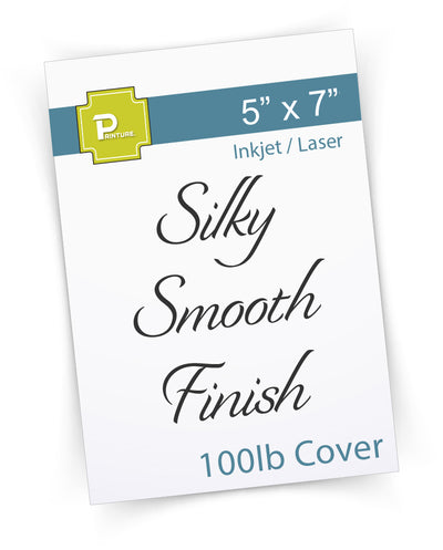 5 x 7 Cardstock - 100lb Cover - Silky Smooth Finish