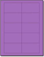 Blank Business Cards - Planetary Purple -  (Matte | 65lb Cover)