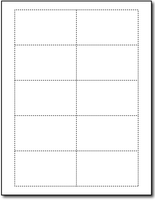 Printable Tags - 2 x 3.5 - Cardstock - Pack of 800, 100 Sheets -  Inkjet/Laser Printer - Online Labels