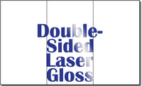 8 1/2" x 14" 38lb Laser Gloss Trifold Brochures - 250 Brochures
