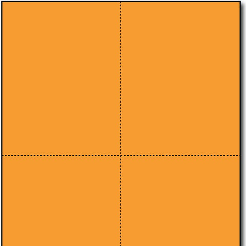 Orange Postcards | Blank Cardstock | Desktop Supplies