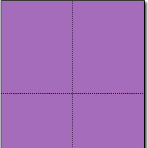 Purple Postcards | Blank Cardstock | Desktop Supplies