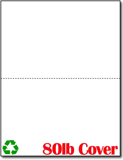 Blank Postcards - 80lb Cover / Matte - (Color: White)