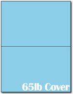 65 lb 2-Up Jumbo Postcards, measure (5 1/2" x 8 1/2") , compatible  with copier, Inkjet and laser, Matte Both sides