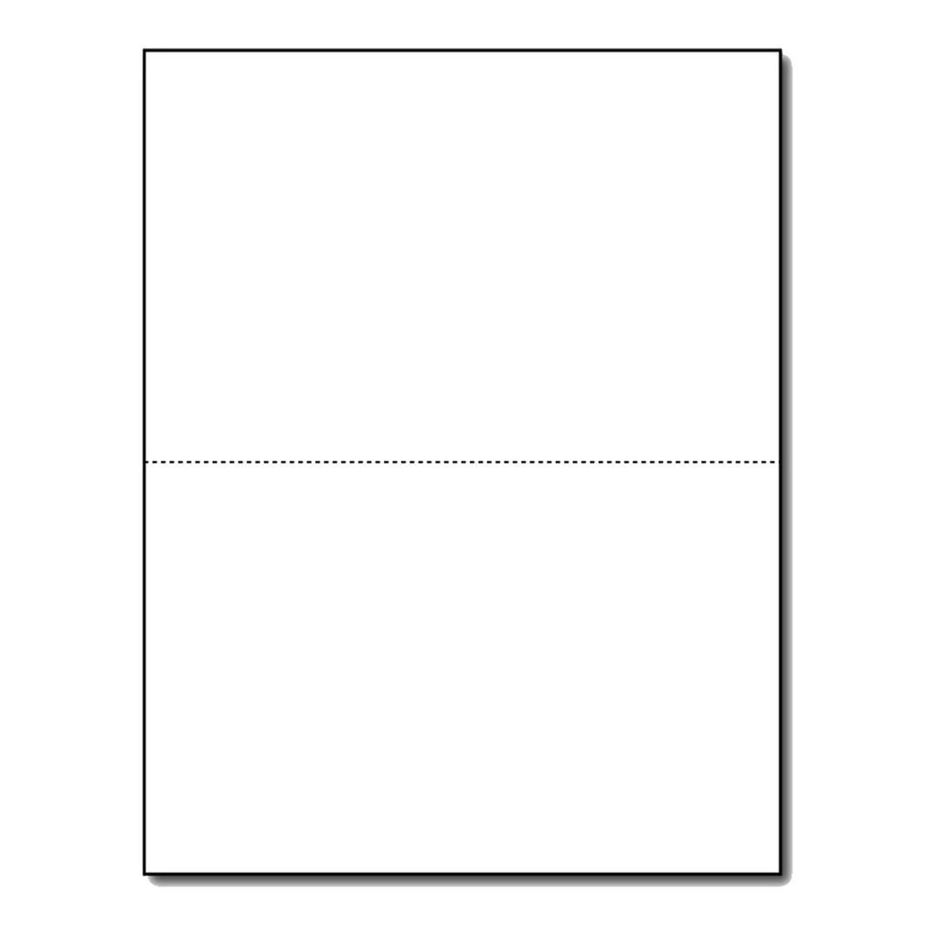 Blank Postcards (2up) | White | 5.5" X 8.5" (110lb Index)
