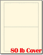 80lb Microperforated Cream 5" x 7" Postcards