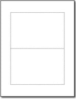 65lb Microperforated White Old Style 4" x 6" Postcards.