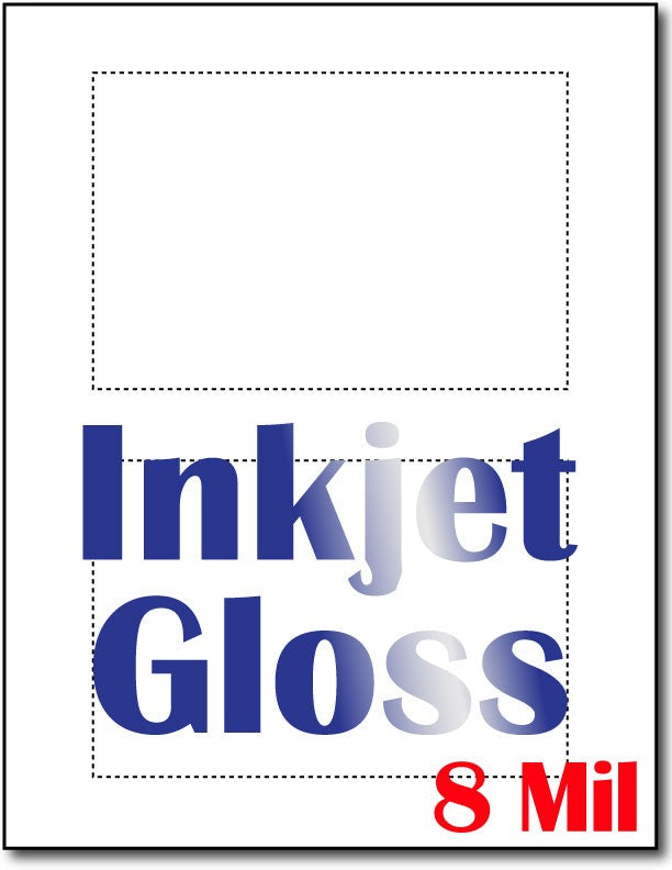 8 mil Inkjet Postcards, measure (4" x 6") , compatible  with inkjet, compatible  with copier, Inkjet and laser, Matte Both sides