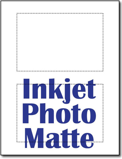 90lb Inkjet Photo Matte Full Bleed 4" x 6" Postcards.