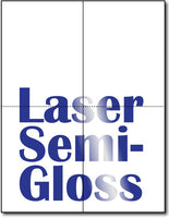80lb, 2 Laser Semigloss Foldover Invitations.