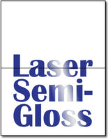 80lb Laser Semi-Gloss Half fold Greeting Cards.