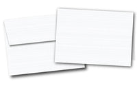 Cards And Envelopes - 5 X 7 / 80lb Cover - Blank | White | Linen