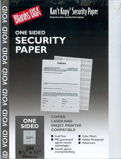 60 lb Grey Security Prescription paper, measure (8 1/2" x 11") , compatible with copier,inkjet and laser , matte both sides