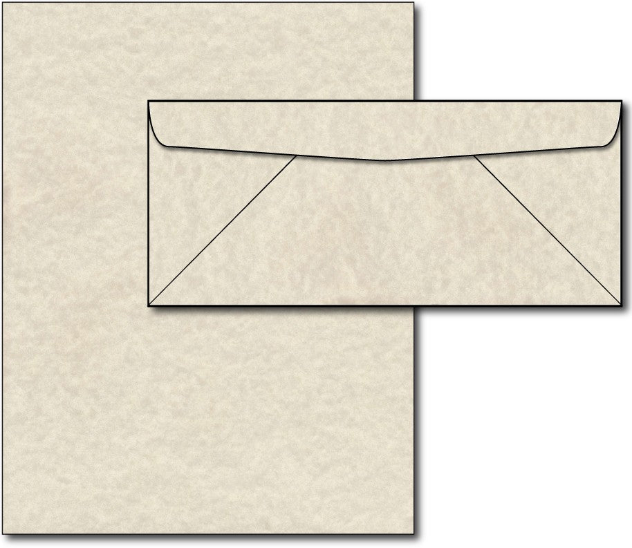 Natural Parchment Paper & Envelopes - 40 Sets, Inkjet and Laser Printer Compatible