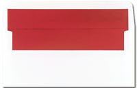 24lb, #10 Red Foil Lined Business Size Envelope.