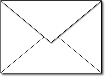 28lb White, A7 5 1/4" x 7 1/4" Envelope.