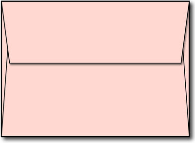 Pink A7 Envelopes - 5 1/4" X 7 1/4" - (Square Flap | 24lb)