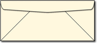 28lb, #10 Cream Business Envelopes.