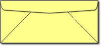 24lb, #10 Yellow Business Size Envelopes.