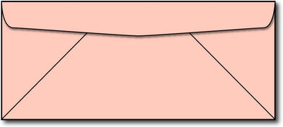 24lb, #10 Pink Business Size Envelopes.