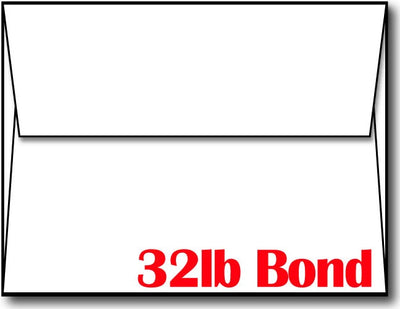 28lb Cream Envelope, size A6, measure (4 3/4" x 6 1/2") , compatible with copier, inkjet and laser, Matte Both sides