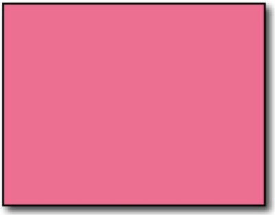 Single Flat Cards, 4 1/4" x 5 1/2" Pink - 1000 Flat Cards