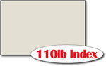 Single Flat Cards, 5 1/2" x 8 1/2" 110lb Index Grey - 500 Cards