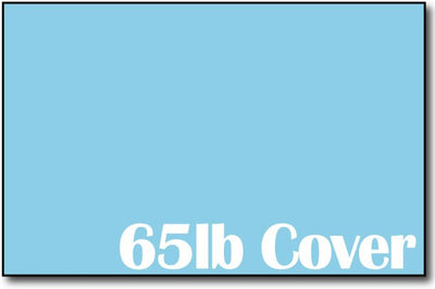 Single Flat Cards, 5 1/2" x 8 1/2" Lunar Blue - 500 Flat Cards