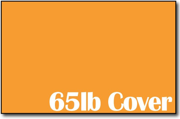 Single Flat Cards, 5 1/2" x 8 1/2" Cosmic Orange - 500 Flat Cards