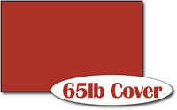 Single Flat Cards, 5 1/2" x 8 1/2" Holiday Red - 500 Flat Cards