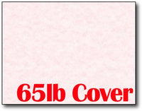 Single Flat Cards, 4 1/4" x 5 1/2" 65lb Pink Parchment - 1000 Flat Cards