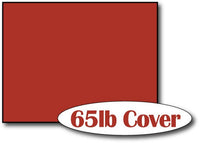 Single Flat Cards, 4 1/4" x 5 1/2" 65lb Holiday Red - 1000 Flat Cards