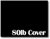 12 x 18 Black Cardstock - 80lb Cover - Matte Finish