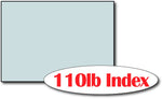 110lb Index Blue 5" x 7" Cards - 500 Flat Cards