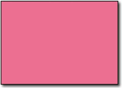 110lb Index Pink 5" x 7" Cards - 500 Flat Cards