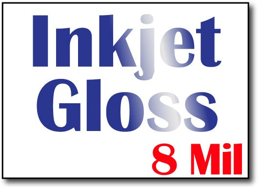 8 Mil Inkjet Gloss 5" x 7" Flat Cards - 500 Cards