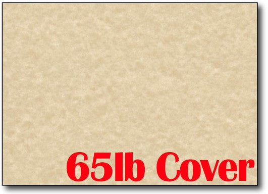 Brown Parchment 5" x 7" Cards - 500 Flat Cards