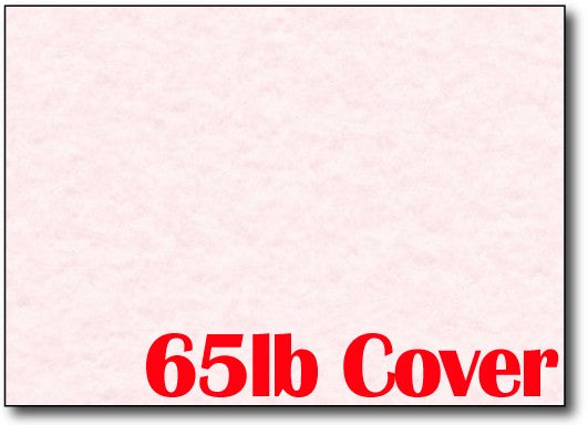 Pink Parchment 5" x 7" Cards - 500 Flat Cards