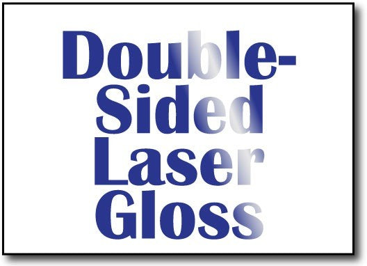 Double Sided Laser Gloss 5" x 7" Cards - 500 Invitations