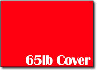 65lb Rocket Red 5" x 7" Cards - 500 Flat Cards