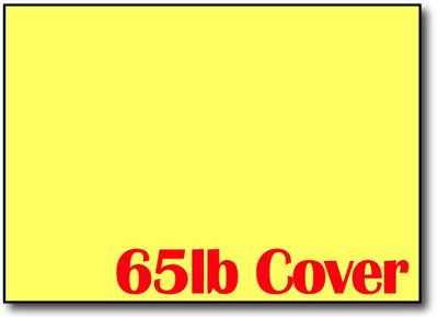 Bright Yellow 5" x 7" Cards - 500 Flat Cards